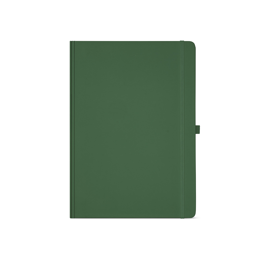 Carnet A4 personnalisé avec couverture rigide Marquez Vert foncé